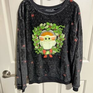 Star Wars Black Sweater with Green and Red Design